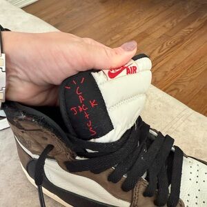 Nike Air Jordan Sneakers - Black, White, Brown